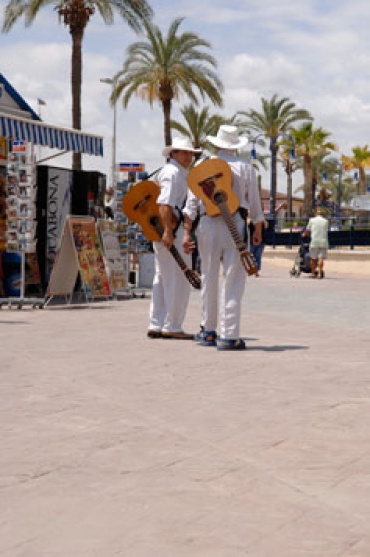 ...encourage the 'street musicians' to play for you for 1 Euro!